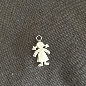 Tous 925 Sterling Silver Sweet Dolls Girl pendant